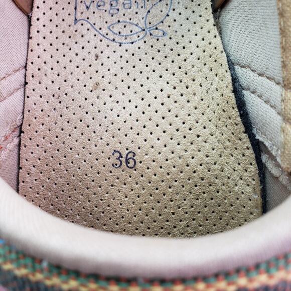 Dansko Vegan Womens Size EU 36 US 5.5-6 Striped Multi Slip On Work Clog Shoes - Picture 13 of 13